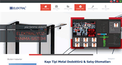 Desktop Screenshot of elektral.com.tr